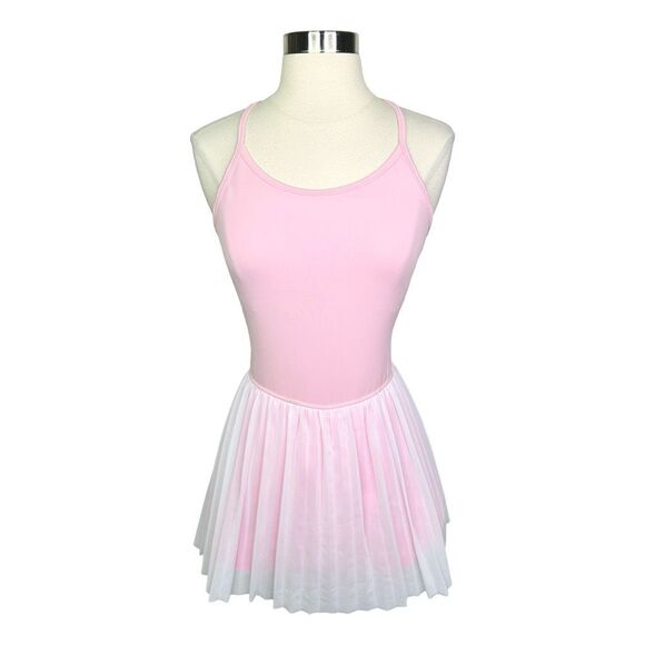 Terez TLC Tennis Dress - White / Pink - Size Large - Picture 1 of 7